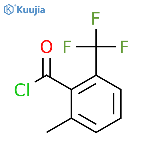 2-Methyl-6-(trifluoromethyl)benzoyl chloride structure