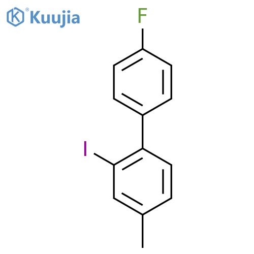 4'-Fluoro-2-iodo-4-methylbiphenyl structure