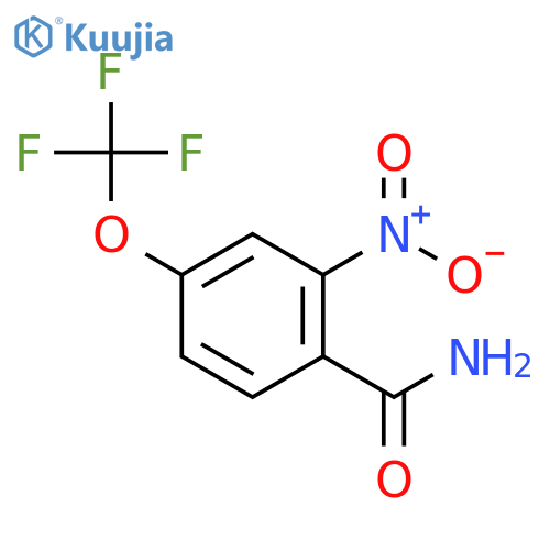 2-nitro-4-(trifluoromethoxy)benzamide structure