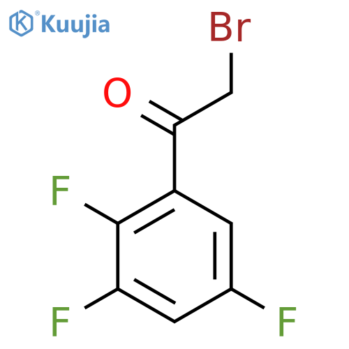 2-bromo-1-(2,3,5-trifluorophenyl)ethan-1-one structure