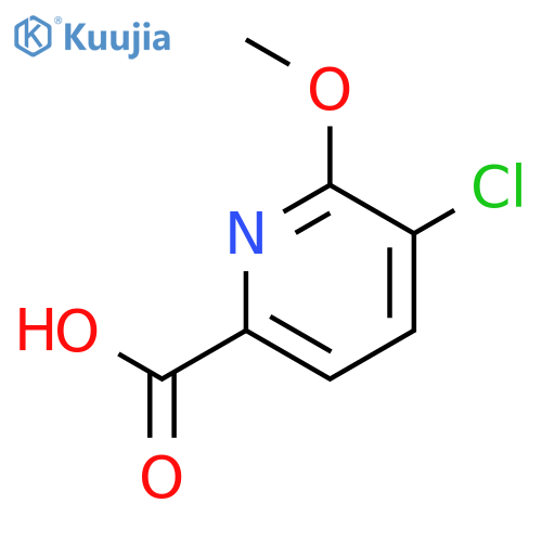 5-Chloro-6-methoxypicolinic acid structure
