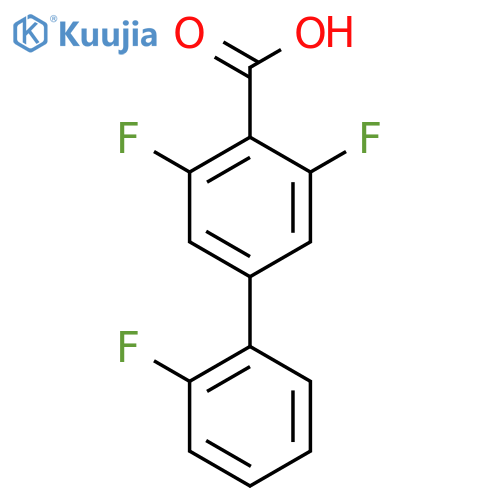 2',3,5-Trifluorobiphenyl-4-carboxylic acid structure