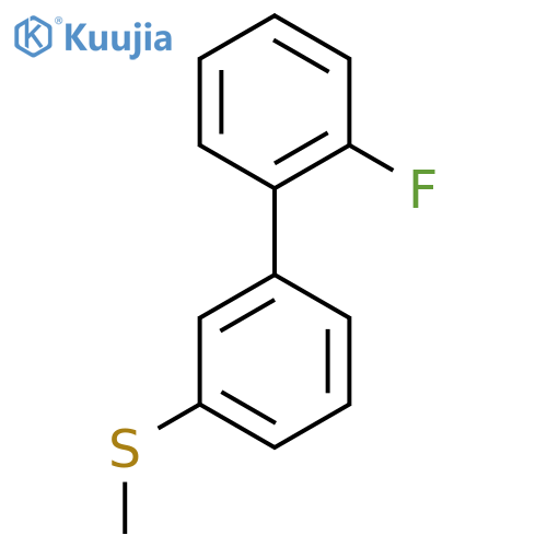 (2'-Fluorobiphenyl-3-yl)(methyl)sulfane structure