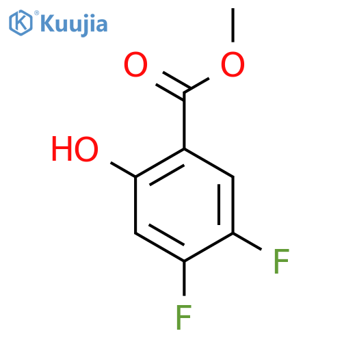 Methyl 4,5-difluoro-2-hydroxybenzoate structure