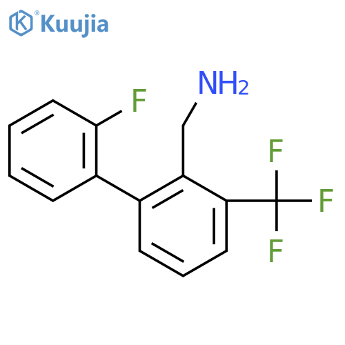 (2'-Fluoro-3-(trifluoromethyl)biphenyl-2-yl)methanamine structure