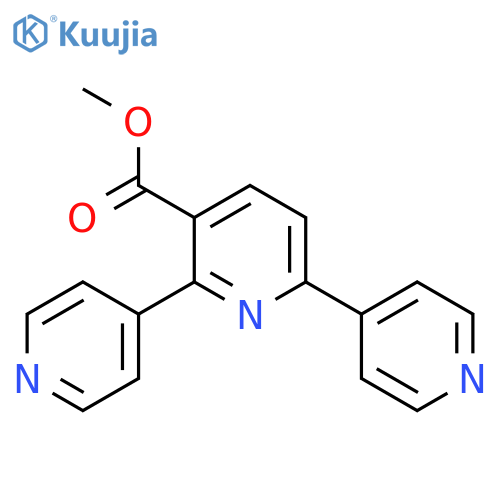 Methyl 2,6-di(pyridin-4-yl)nicotinate structure