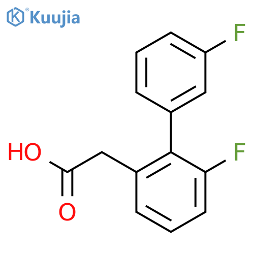 2-(3',6-Difluorobiphenyl-2-yl)acetic acid structure