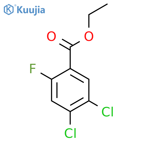 Ethyl 4,5-dichloro-2-fluorobenzoate structure
