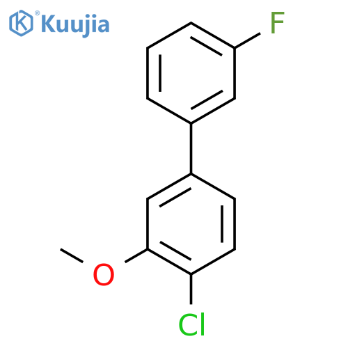 4-Chloro-3'-fluoro-3-methoxybiphenyl structure