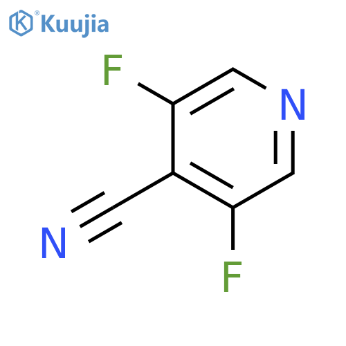 3,5-Difluoroisonicotinonitrile structure