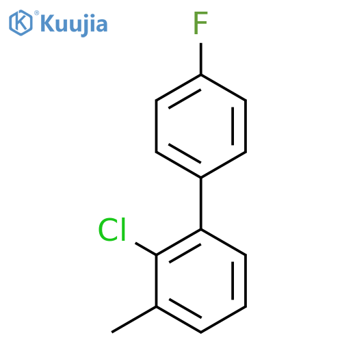 2-Chloro-4'-fluoro-3-methylbiphenyl structure