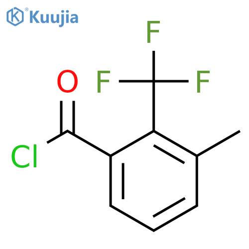 3-Methyl-2-(trifluoromethyl)benzoyl chloride structure