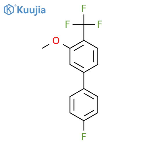 4'-Fluoro-3-methoxy-4-(trifluoromethyl)biphenyl structure