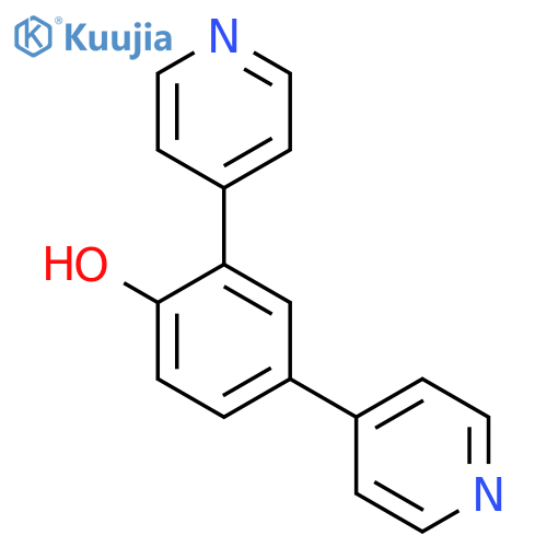 2,4-Di(pyridin-4-yl)phenol structure