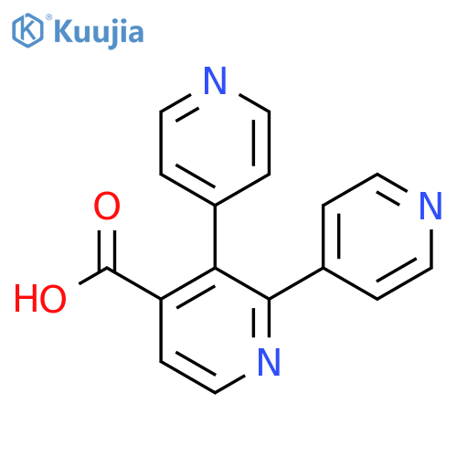 2,3-Di(pyridin-4-yl)isonicotinic acid structure