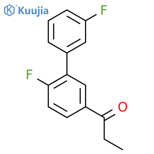 1-(3',6-Difluorobiphenyl-3-yl)propan-1-one structure