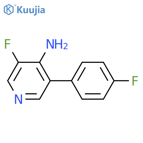 3-Fluoro-5-(4-fluorophenyl)pyridin-4-amine structure