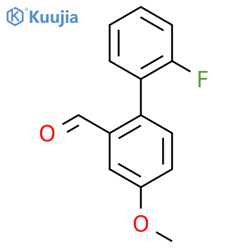 2'-Fluoro-4-methoxybiphenyl-2-carboxaldehyde structure