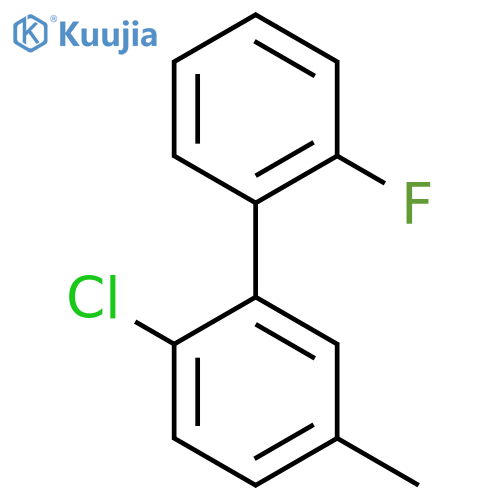 2-Chloro-2'-fluoro-5-methylbiphenyl structure