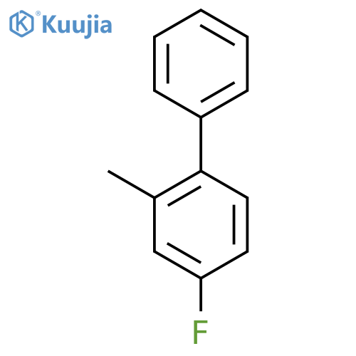 4-Fluoro-2-methylbiphenyl structure