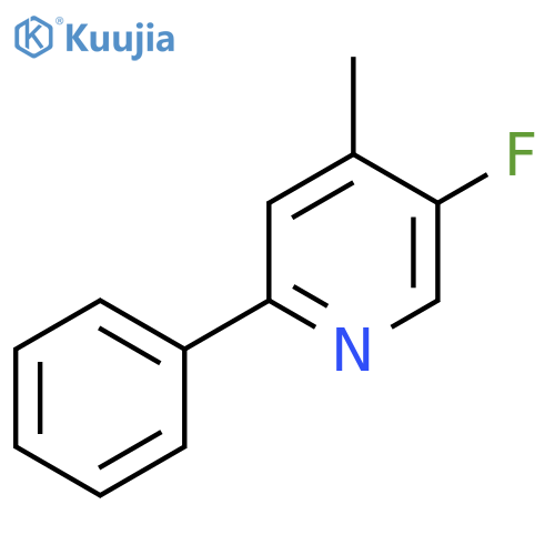 5-Fluoro-4-methyl-2-phenylpyridine structure