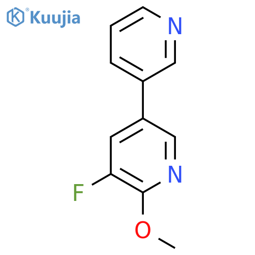 3-Fluoro-2-methoxy-5-(pyridin-3-yl)pyridine structure