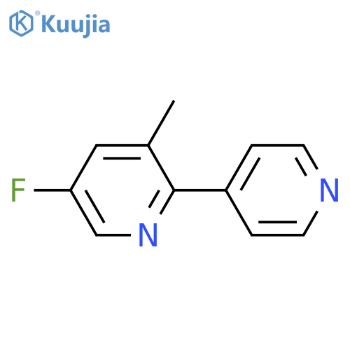 5-Fluoro-3-methyl-2-(pyridin-4-yl)pyridine structure