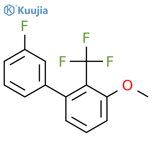 3'-Fluoro-3-methoxy-2-(trifluoromethyl)biphenyl structure