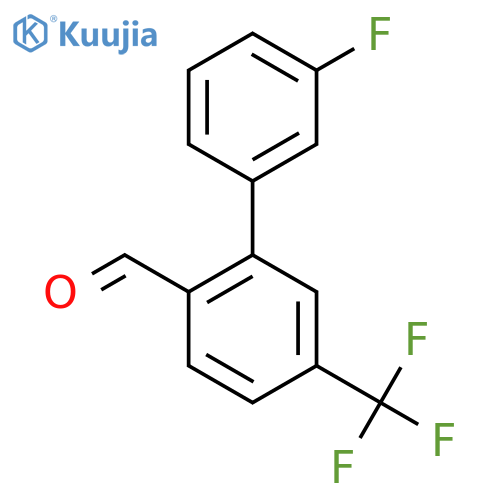 3'-Fluoro-5-(trifluoromethyl)biphenyl-2-carboxaldehyde structure