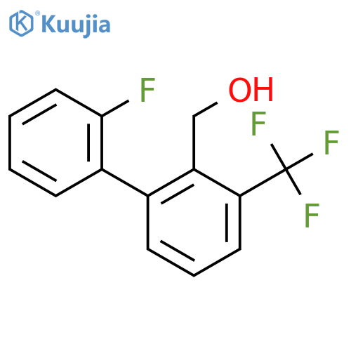 (2'-Fluoro-3-(trifluoromethyl)biphenyl-2-yl)methanol structure