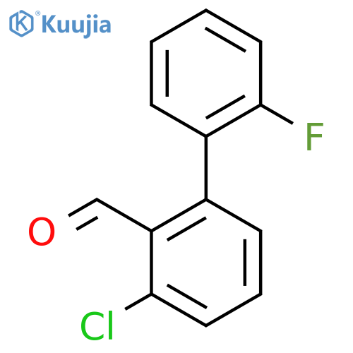 3-Chloro-2'-fluorobiphenyl-2-carboxaldehyde structure