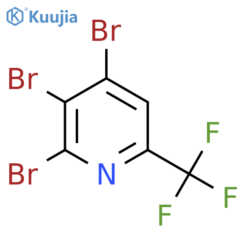 2,3,4-Tribromo-6-(trifluoromethyl)pyridine structure