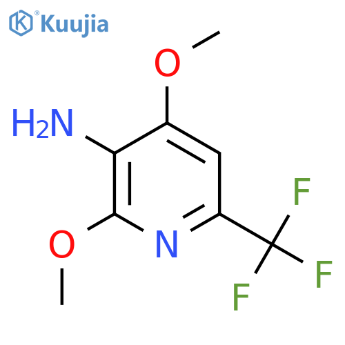 3-Amino-2,4-dimethoxy-6-(trifluoromethyl)pyridine structure