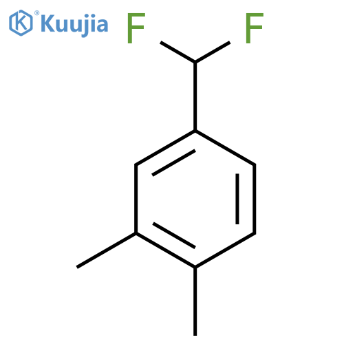 4-(Difluoromethyl)-1,2-dimethylbenzene structure