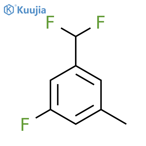 3-(Difluoromethyl)-5-fluorotoluene structure