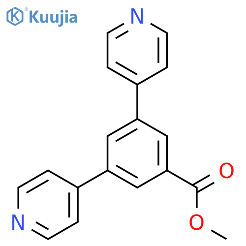 Methyl 3,5-di(pyridin-4-yl)benzoate structure