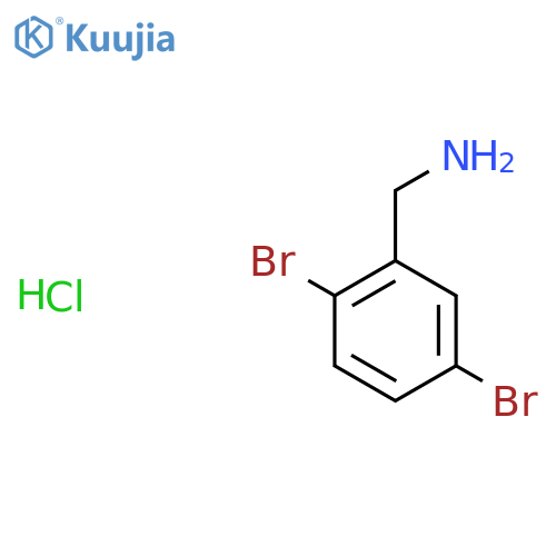 1-(2,5-dibromophenyl)methanamine hydrochloride structure