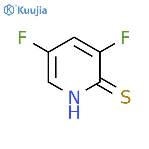 3,5-Difluoro-2-mercaptopyridine structure