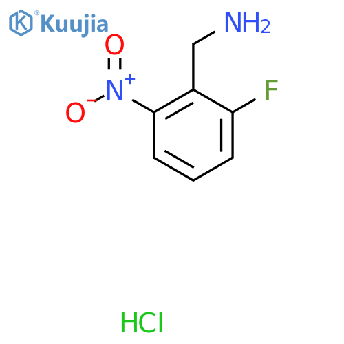 2-Fluoro-6-nitrobenzylamine hydrochloride structure