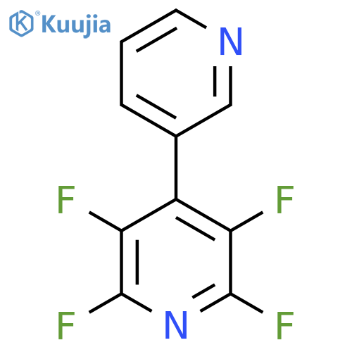 2,3,5,6-Tetrafluoro-4-(pyridin-3-yl)pyridine structure