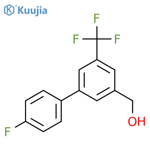 (4'-Fluoro-3-(trifluoromethyl)biphenyl-5-yl)methanol structure