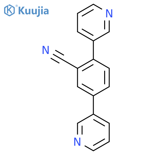 2,5-Di(pyridin-3-yl)benzonitrile structure