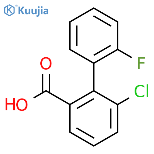6-Chloro-2'-fluorobiphenyl-2-carboxylic acid structure