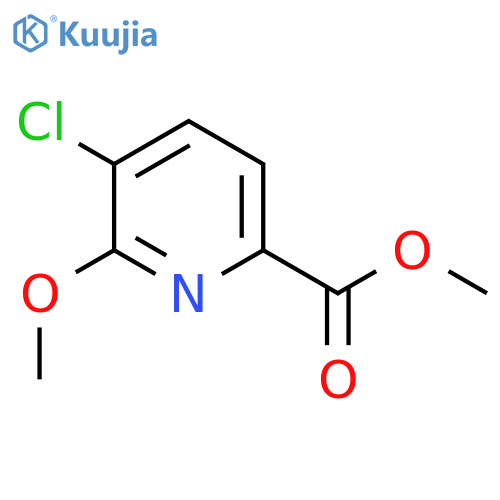 Methyl 5-chloro-6-methoxypicolinate structure