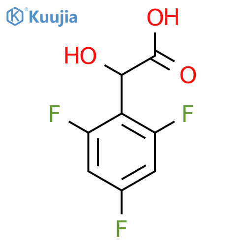 2-hydroxy-2-(2,4,6-trifluorophenyl)acetic acid structure