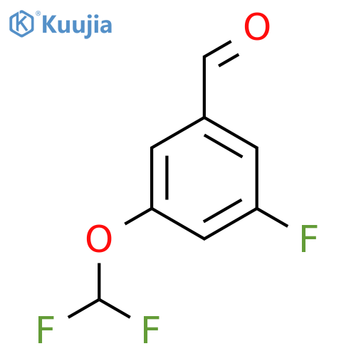 3-(Difluoromethoxy)-5-fluorobenzaldehyde structure