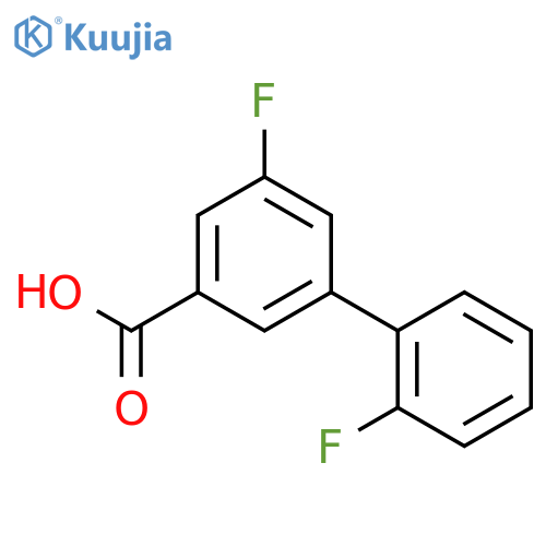 3-(2-Fluorophenyl)-5-fluorobenzoic acid structure
