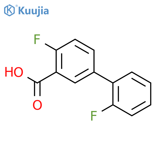 5-(2-Fluorophenyl)-2-fluorobenzoic acid structure