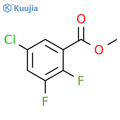 5-Chloro-2,3-difluorobenzoic acid methyl ester structure