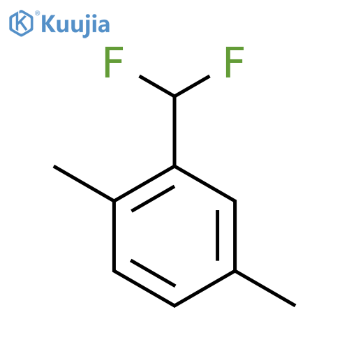 2-(Difluoromethyl)-1,4-dimethylbenzene structure